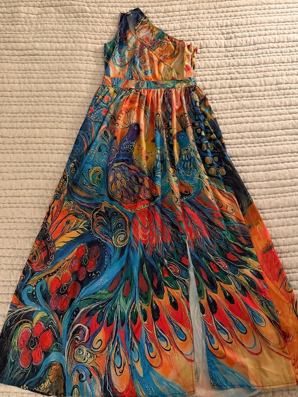 Peacock Maxi Dress